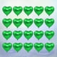 thumbnail image 4 of 20 globos de aluminio de 45 cm con forma de corazón para el Día de San Patricio (verdes), 4 of 5