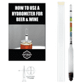 thumbnail image 3 of Homebrewstuff Triple Scale Hydrometer Homebrew Beer & Wine Making Home Brewing, 3 of 4