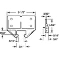 thumbnail image 5 of Prime-Line Guide-trace et Glissières de Tiroir MP7083 (10 Paquets), Bleu, 5 of 5