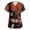 Orange, variant on Halloween Scrub Tops for Women Stretch Pumpkin Printed Short Sleeve Nursing Uniform Plus Size Holiday Scrubs Tops with Pockets Saffron S