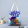 thumbnail image 2 of Vivo, el Mono Bolso de tela con estampado de lienzo para mujer, bolsa de compras reutilizable y estética, con cremallera interior, regalo para mujer,38*45cm., 2 of 6