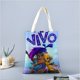 thumbnail image 2 of Vivo, el Mono Bolso de tela con estampado de lienzo para mujer, bolsa de compras reutilizable y estética, con cremallera interior, regalo para mujer,40*40cm., 2 of 6