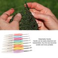 thumbnail image 3 of Yarn Knitting Hook, 2.5 To 6mm Crochet Hook Set 8 Pieces Light Colorful  For Craft, 3 of 8