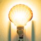 thumbnail image 2 of Lámpara Nautical Crush Trading Seashell de luz nocturna enchufable, 2 of 7