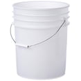 thumbnail image 2 of Hudson Exchange Premium 5 Gallon Bucket, HDPE, Natural, 12 Pack, 2 of 5