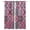 pink, variant on Middle Century Blackout Curtains for Bedroom, Vintage Farmhouse Bohemia Style Blue Thermal Insulated Kitchen Drapes with Grommets, Light Blocking Window Treatment, 2 Panels 27.5" x 39"