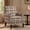 Coffee, variant on Mirightone Floral Accent Chair with High Back, Upholstered Living Room Accent Chair with Nailhead Trim, Solid Wood Legs, Decorative Chair for Bedroom, Office & Small Spaces, Red Floral