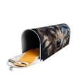 thumbnail image 5 of Gukieu Vintage Blue Floral Wolf Print Magnetic Mailbox Cover, Sun-proof and Waterproof Home Yard Mailbox Cover-25.5x21 in, 5 of 8
