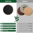 thumbnail image 4 of Coasters for Drinks Absorbent 5 Pack, Coasters for Coffee Table with Holder, Non-Slip, Non-Stick, Suit for Kinds of Cups 4.3 inch Black, 4 of 7