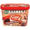Good Humor Breyers Double Churn Free Fat Free Ice Cream, 1.5 qt