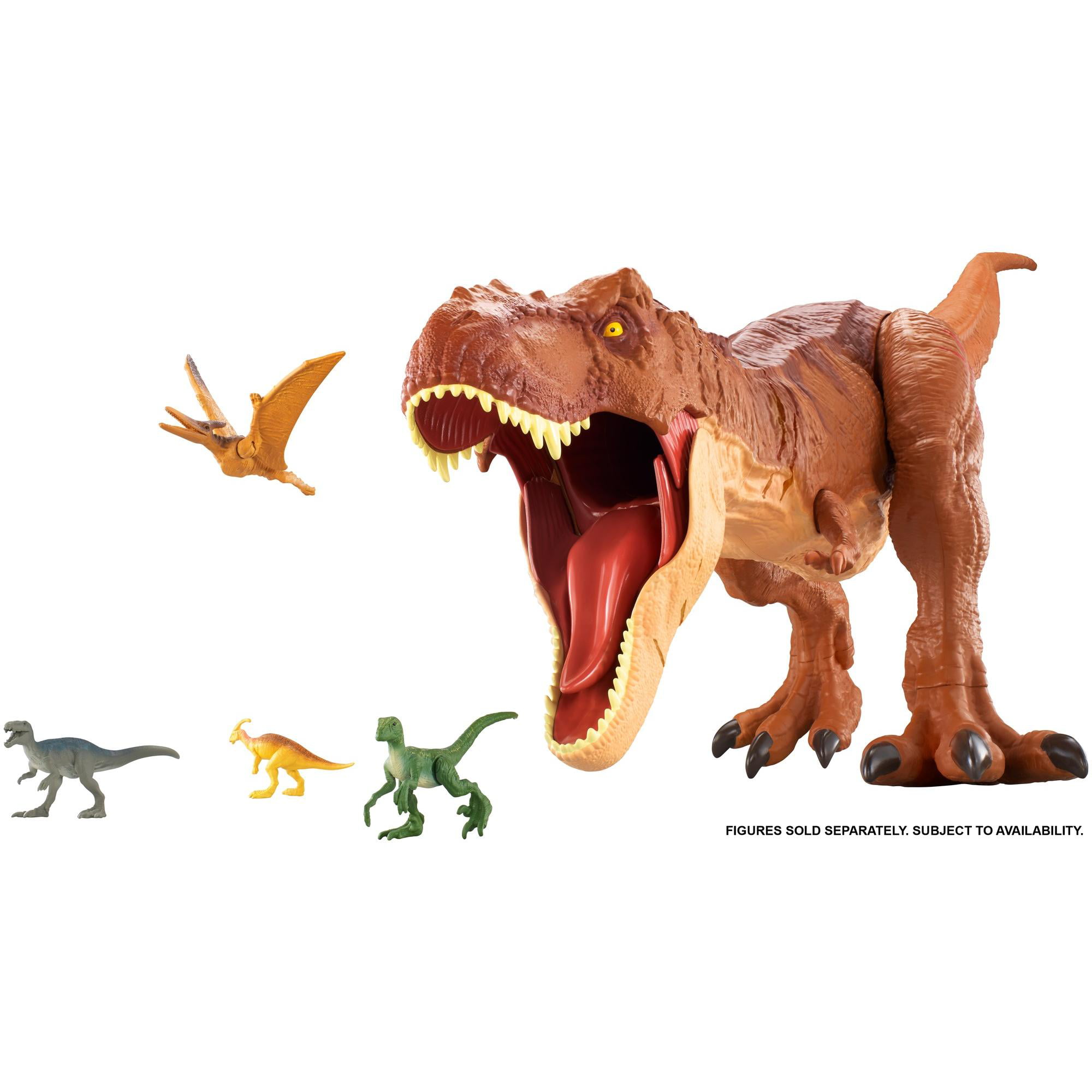 Jurassic World Super Colossal Tyrannosaurus Rex Walmart Com Walmart Com - roblox dino trex soldier toy