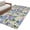 Lavender LightBLue Beige, variant on Area Rugs 2.7'x5', Purple Hydrangea Carpet for Living Room Bedroom Dining Room, Spring Floral Elegant Pastoral Watercolor Throw Kitchen Rugs Non Slip Washable Rectangle Indoor Outdoor Rugs