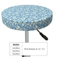thumbnail image 4 of Bingfone Floral Retro Style Padded Round Bar Stool Cover Cushion with Elastic Fabric Round Chair Seat - Floral Retro Style, 4 of 7