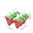 thumbnail image 3 of Watermelon Ice Popsicle Moulds With Handles Reusable Easy To Demould Drip-Proof Homemade Popsicle Ice Cream DIY Good Fruit Popsicle, 3 of 4