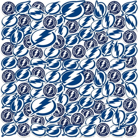 NHL Tampa Bay Lightning 200ct Vinyl Large Deluxe Stickers Variety Pack Officially Licensed Team Logos Laptop Water Bottle Scrapbooking Tablet Indoor/Outdoor NHL Tampa Bay Lightning 200ct Vinyl Large Deluxe Stickers Variety Pack Officially Licensed Team Logos Laptop Water Bottle Scrapbooking Tablet Indoor/Outdoor