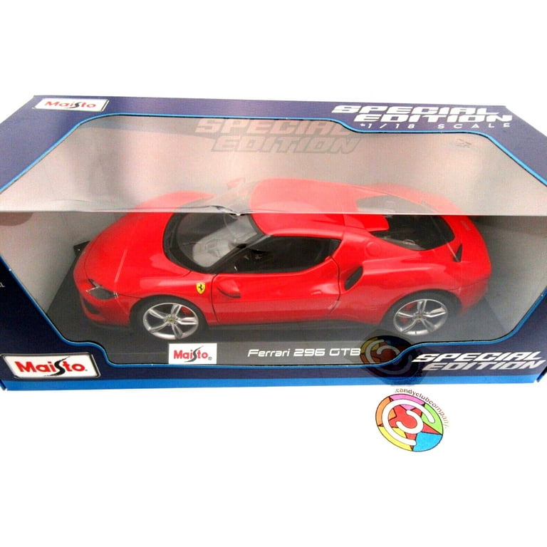 1/18 マイストMaisto Ferrari 296 GTB Amazon.com: Maisto 1:18 Race & Play Ferrari 296 GTB Assetto