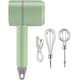thumbnail image 1 of Mezclador de alimentos de mano inalámbrico Batidora de mano 3 velocidades Batidor de huevos de cocina ligero Espuma para hornear Pan - Verde Xemadio LH-1355, 1 of 7