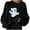 Black, variant on Amzcrzy Womens Sweatshirts Halloween Sweatshirt Women's Round Neck Halloween Printed Long Sleeved Top Sweater Sweatshirts for Women Women's Sweatshirts and Hoodies Crewneck Sweatshirt L