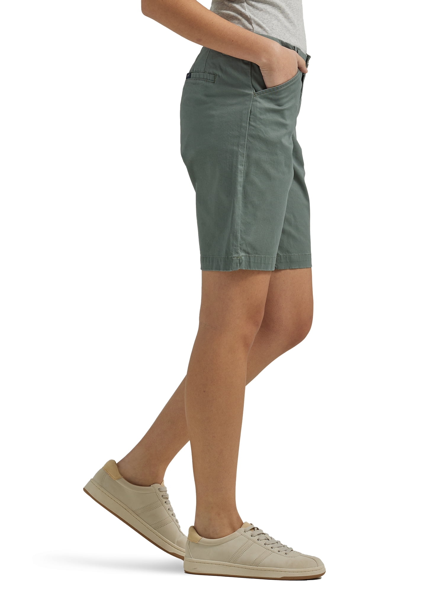 Lee Women's Midrise 9" Chino Shorts, Sizes 0-18