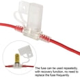 thumbnail image 4 of Portafusibles 5A Y Reinicio Manual De Cable De Fusible 28V/32V 12Awg Impermeable A Prueba De Polvo Transparente Para Coche Automóvil Yate Rv Camión Vehículo Advancent VI009538-03, 4 of 7