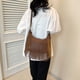 thumbnail image 3 of Bolso Hobo Minimalista Con Flecos Hombro Borlas PU Gran Capacidad para Mujer Viajes Uso Diario, 3 of 8