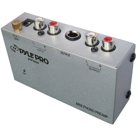 Audio Preamplifier - PylePro PP444 Ultra-Compact Phono Preamp