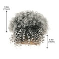 thumbnail image 3 of LHWEN Curly Hair Explosion Hair Pack Bangs Wig Small Curly Hair Pack Beauty Salon Straight Hair Fun Lace Wavy Curls Braided Hair Synthetic Hair bohon Perfect for Party Everyday, 3 of 4