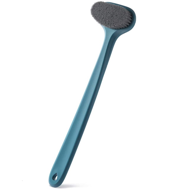 Cepillo corporal de baño con cerdas cómodas Mango largo Exfoliación suave Mejora la salud y la belleza de la piel Ducha de baño Cepillo corporal de cepillado húmedo o seco brillar Electrónica