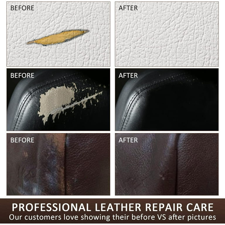 SEISSO Leather Repair Kit for Furniture, Leather Dye Leather