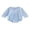 Sky Blue, variant on RUINIXCW Infant Girl Bubble Romper Long Sleeve Contarst Color Jumpsuit