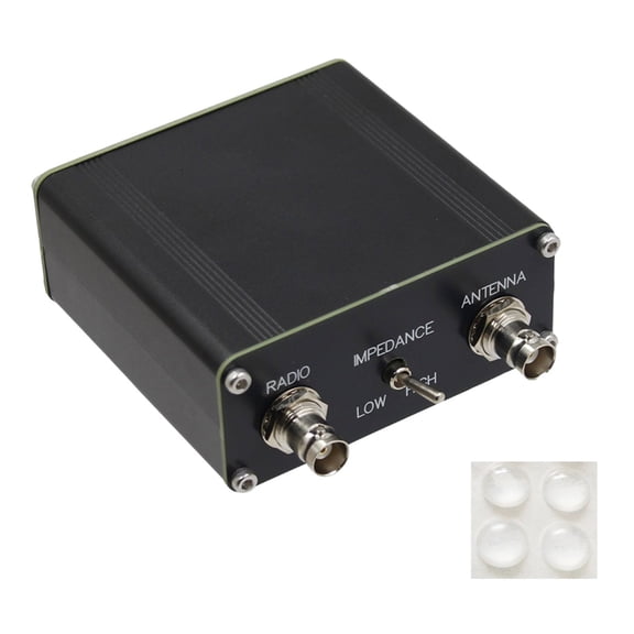 T-HOTLYST Portable Manual Antennas Tuner Suitable for Long Line And Coaxial Antennas QRP with High Efficiency and Low Loss Design
