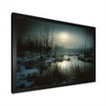 thumbnail image 4 of Designart "Winter Tree In Black And White Photography I" Tree Picture Framed Canvas Wall Art, 4 of 5