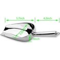 thumbnail image 5 of Stainless Steel Ice Scoop 8oz, 9.9 Inch Small Metal Food Scoops for Kitchen Bar Party Wedding, Superb mirror polish surface, Heavy Duty & Anti Rust, Easy Clean & Dishwasher Safe, 5 of 5
