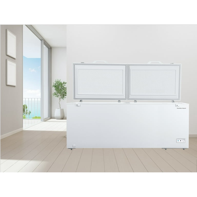 Hamilton Beach 30 Cu Ft Chest Freezer, White – Large Capacity