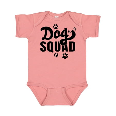 

Inktastic Dog Squad with Paw prints Gift Baby Boy or Baby Girl Bodysuit