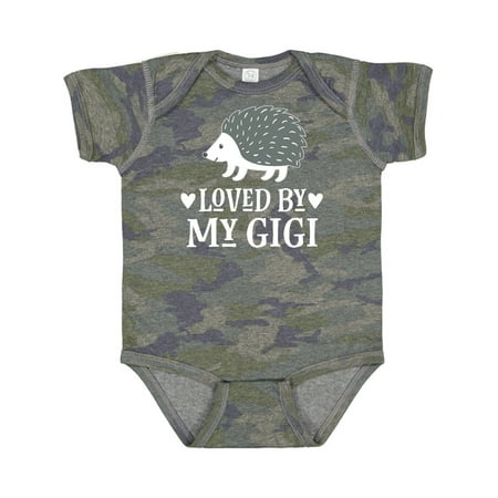 

Inktastic Gigi Loves Me Grandchild Gift Baby Boy or Baby Girl Bodysuit