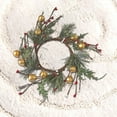 thumbnail image 4 of Luoshdecor Christmas Candle Rings Wreaths,Artificial Berries & Pinecone Norfolk Candle Holder Rings for Winter Home Kitchen Table Centerpiece 12.9 in, 4 of 6