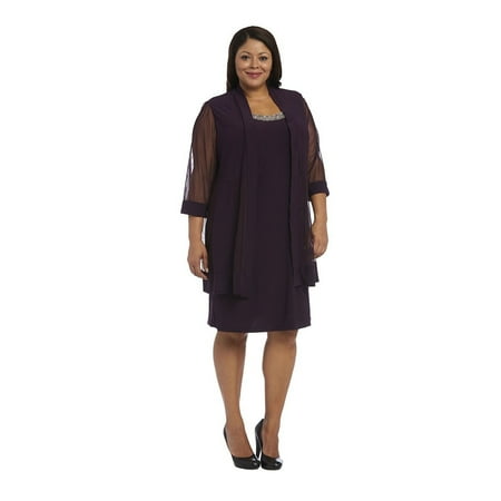 R M Richards Short Formal  Mother of the Bride Plus  Size  