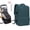 孔雀蓝+手动气泵, variant on A spacious travel rucksack featuring a vacuum compression system (with built-in air pump); sturdy and durable, it is ideal for business trips, hiking and camping. Designed for all genders.