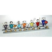 Judaica Kingdom SF-BB-SM1-9835-1 Hanukkah Sports Menorahs - Sports Menorah I Female Mixed Primary Color