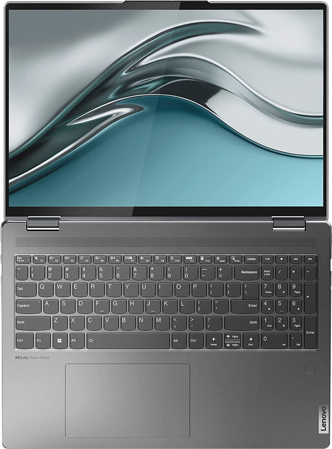 Lenovo Yoga 7i 16 inch 2.5K Touchscreen (2560 x 1600) 2-in-1 Convertible Laptop Computer, Core i5-1240P, 8GB Memory, 512GB SSD, Backlit Keyboard, Storm Grey with Mazepoly Accessory