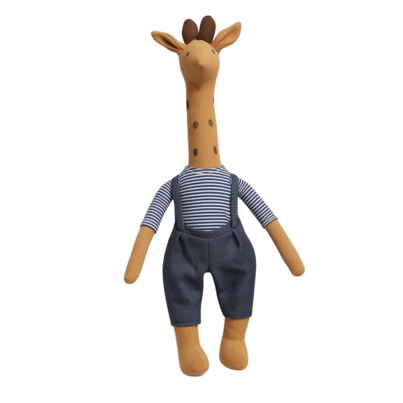 Giraffe Stuffed Plush Toy, Blue, 1 Piece Stress Relief Toy, Soft Cuddly Sleep Companion for Kids Toddlers Nursery Decor Comfort Toy for Playtime Nap Time Birthday Gift