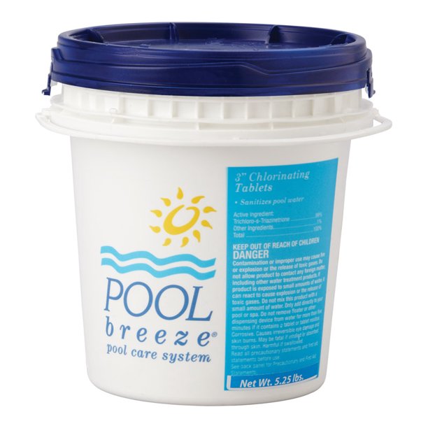 Pool Breeze Pool Care System Tablet Chlorinating Chemicals 5 lb. - Case Of: 6 - Walmart.com