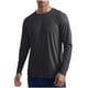 thumbnail image 2 of pstuiky camisas de manga larga para hombre, Camiseta informal de manga larga con cuello redondo para hombre, color liso, transpirable, para correr y hacer ejercicio Tops casuales para hombres m, 2 of 8
