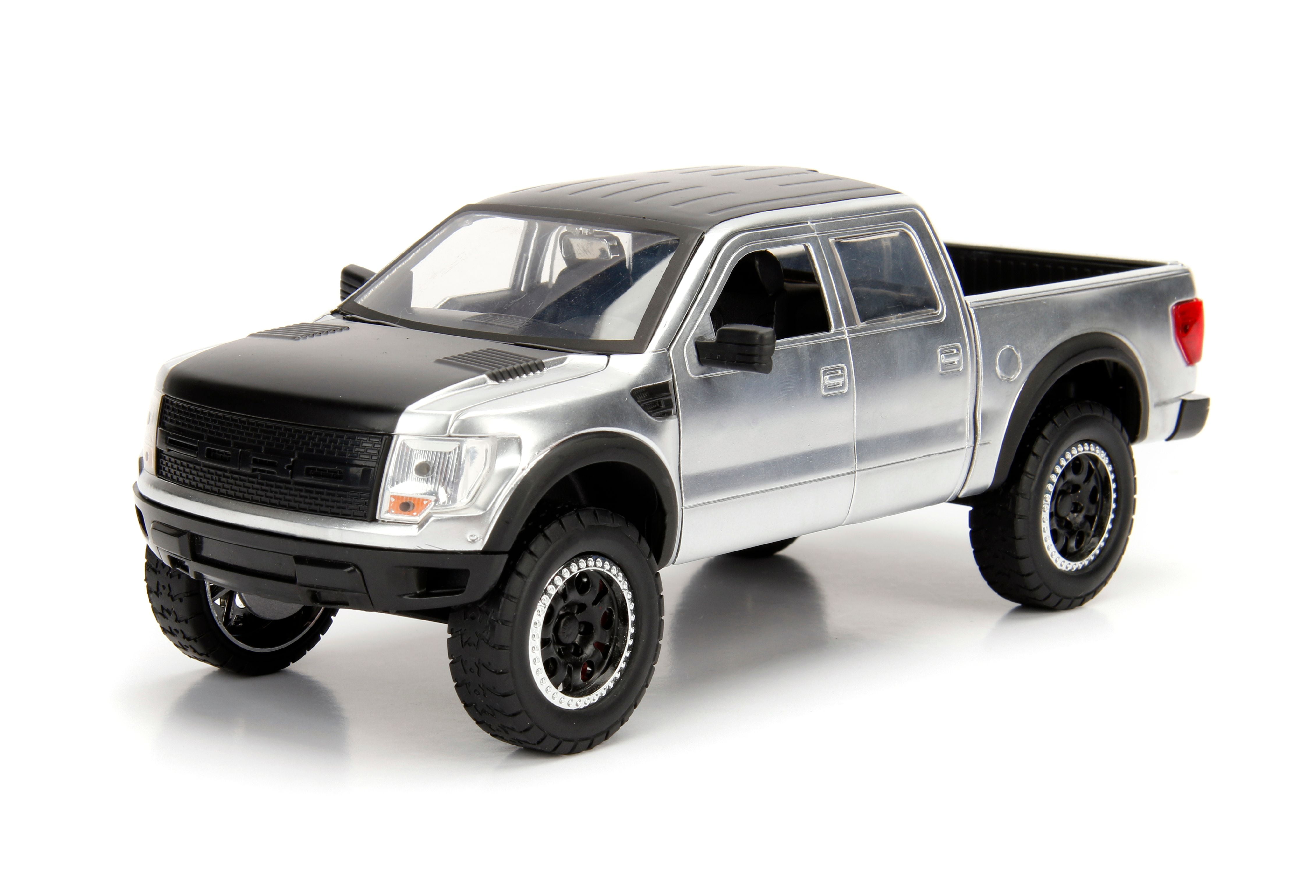 Just Trucks 1:24 2011 Ford F-150 SVT Raptor Die-cast Car with Tire Rack Silver Play Vehicles - Walmart.com Just Trucks 1:24 2011 Ford F-150 SVT Raptor Die-cast Car with Tire Rack Silver Play Vehicles - Walmart.com