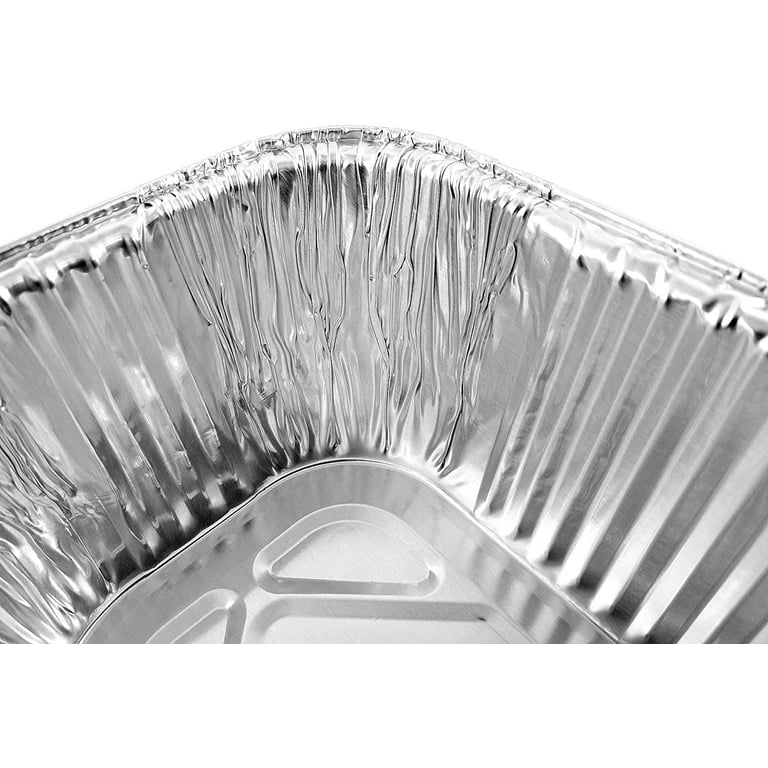 50 X Heavy Duty Loaf Pans Deep Dish 5Lb Disposable Aluminum Foil