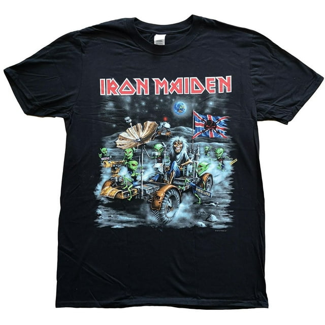 Iron Maiden Adult Knebworth Moon Buggy T-Shirt