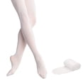 thumbnail image 1 of Malla de Ballet Danza Para Niñas - Pantimedias | Dancefield blanco 4-9 Años DANCEFIELD NIÑAS, 1 of 7