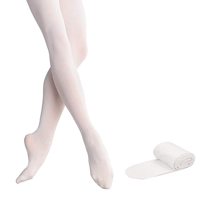 Malla de Ballet Danza Para Niñas - Pantimedias | Dancefield blanco 4-9 Años DANCEFIELD NIÑAS