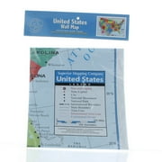 United States Wall Map US USA Poster Size 40 x 28 Home School Office